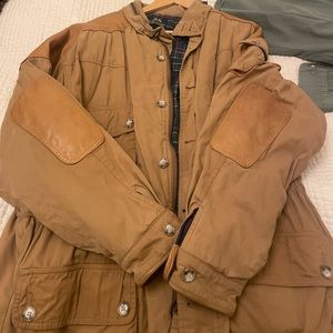 Willis & Geiger Cotton and Leather Jacket